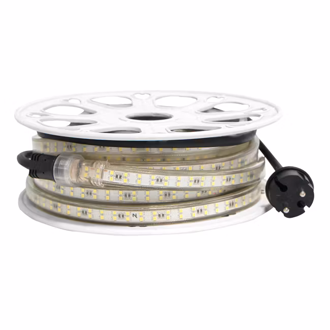 Lysslynge med fleksibelt arbeidslys. Ute/inne. 230volt tilkobling