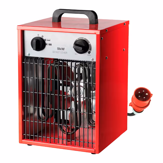 9000watt byggvarmer 3-FAS proffutgave