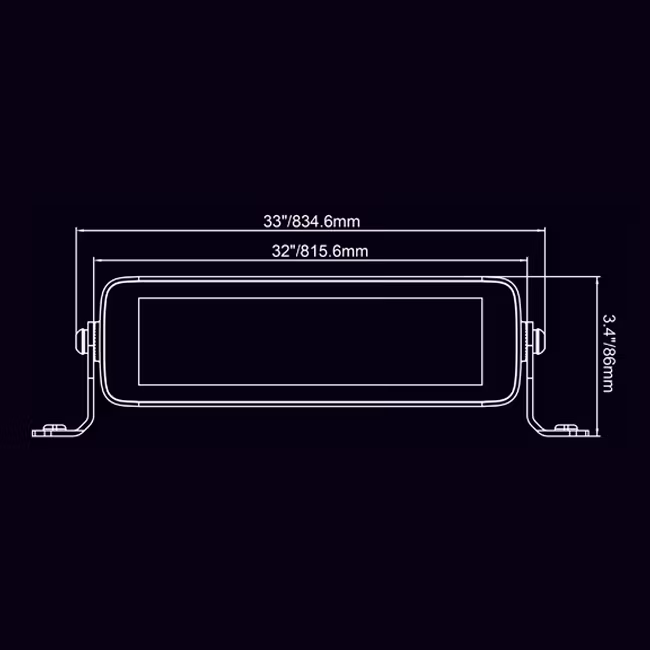 30" XL LED-bar fra Lightstorm. 300 watt