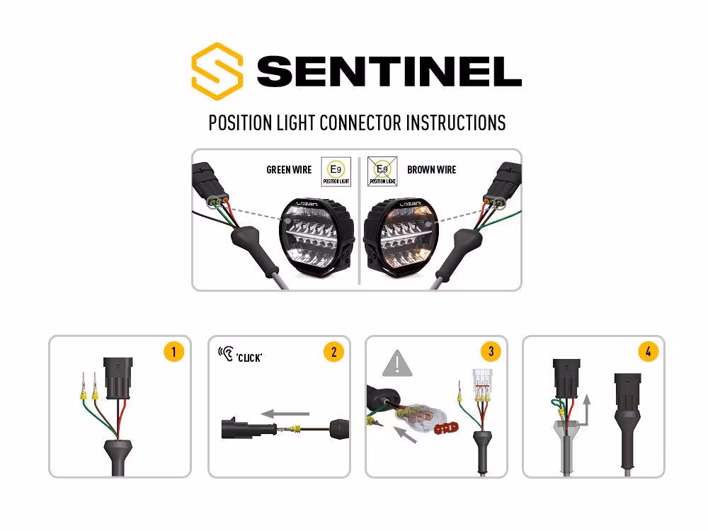 LAZER Sentinel Elite Black 9" ekstralys, 15.232 lumen med Boost