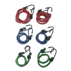 Elastiske bagasjestropper 6-pack