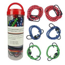 Elastiske bagasjestropper 6-pack