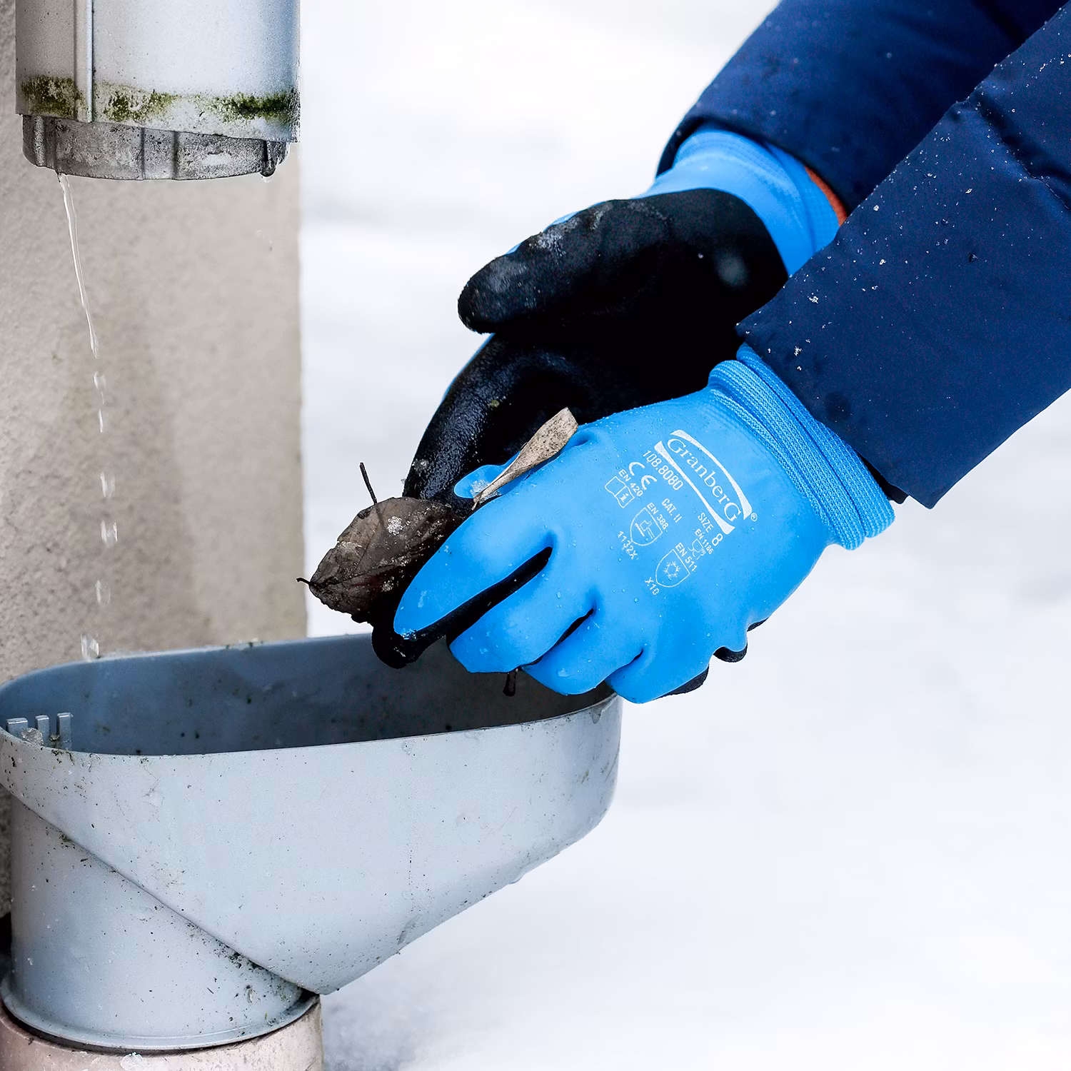 Monteringshansker, Vinterforet med dobbel lateksbelegg - 108.8080