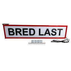 Lumary Bred last skilt med lys for frontmontering