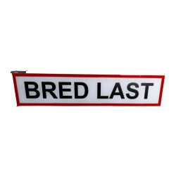 Lumary Bred last skilt med lys for frontmontering