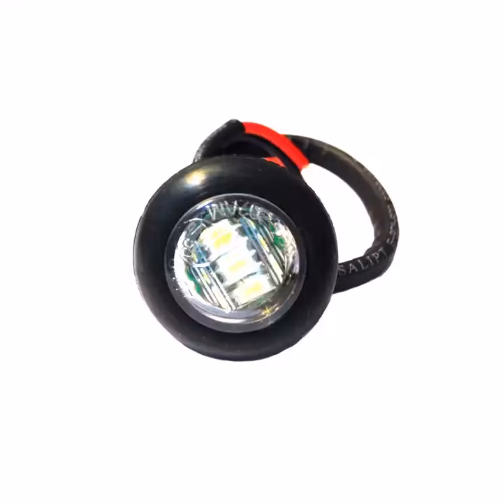 1LED E-godkjent Markeringslys universal runde 10-30volt, flere farger