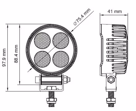 Lumary MINI 24watt Rund arbeidslys