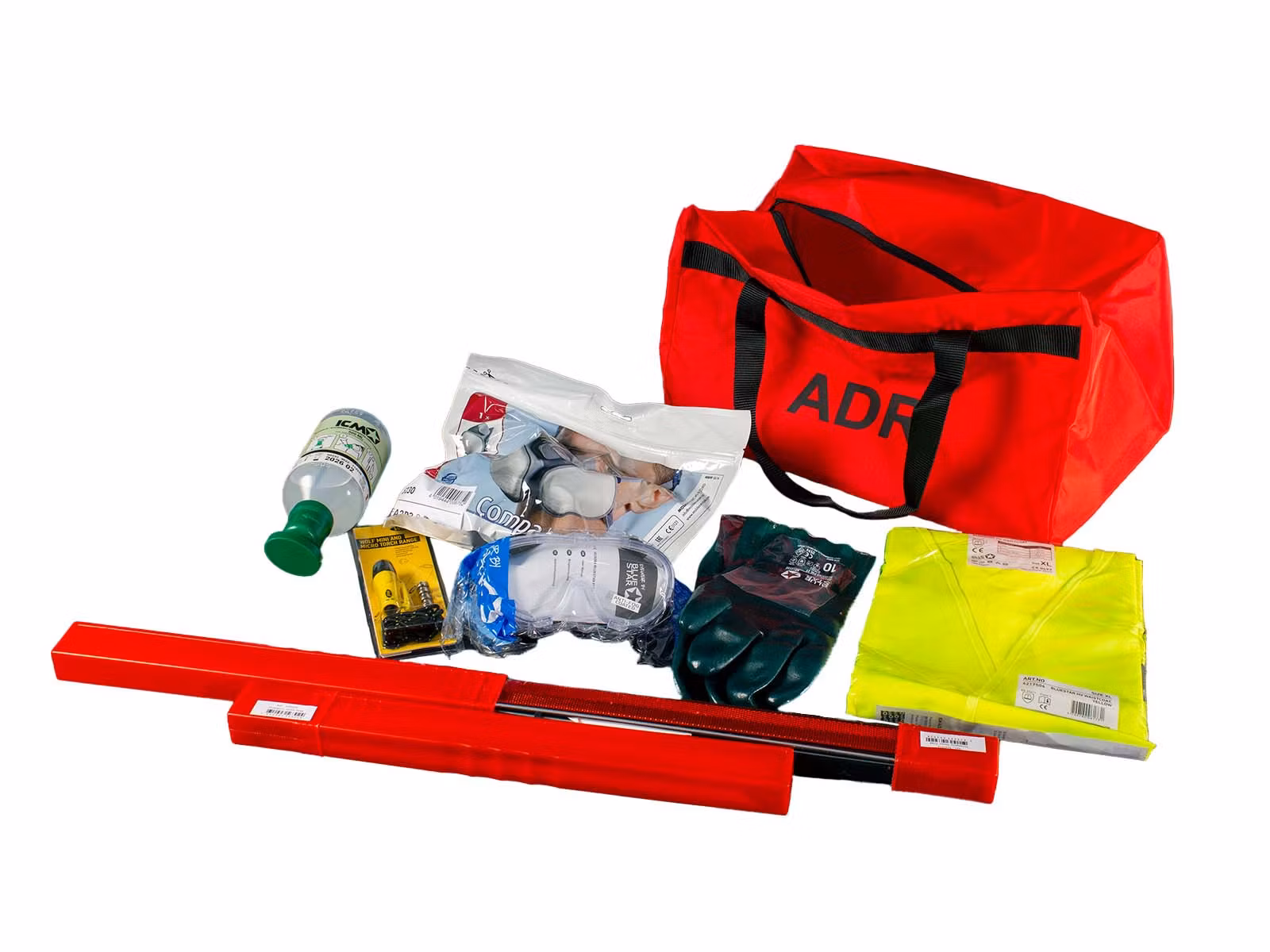 ADR bag med utstyr for ADR transport