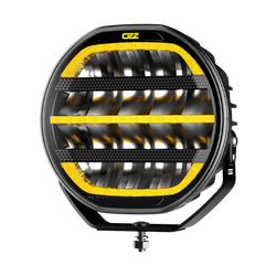 OZZ XR2 9" LED fjernlys Hvit/svart