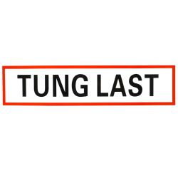 Tung Last skilt på magnetfolie