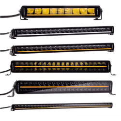 Lumary Vixen ekstralys LEDbars med Boost og parklys, Rett/Kurvet og flere lengder