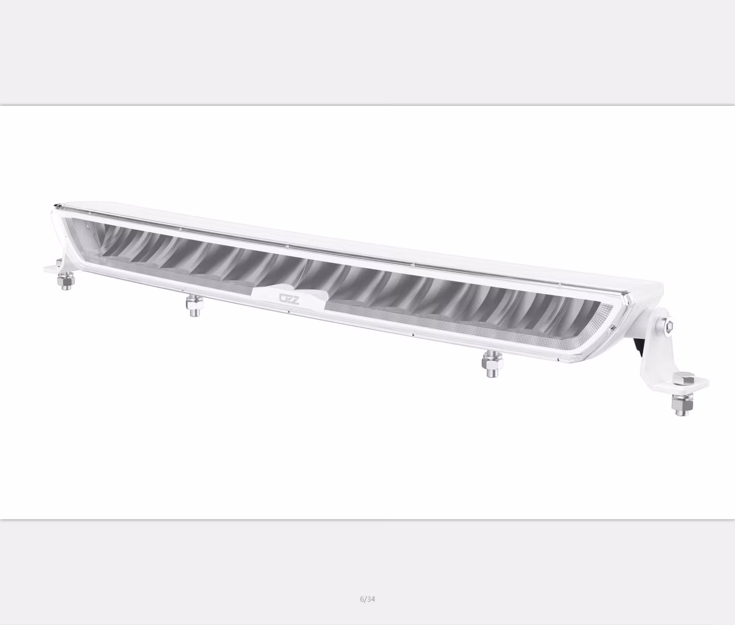 OZZ XB1 ekstralys LEDbars med parklys, Sort/hvit, Flere lengder