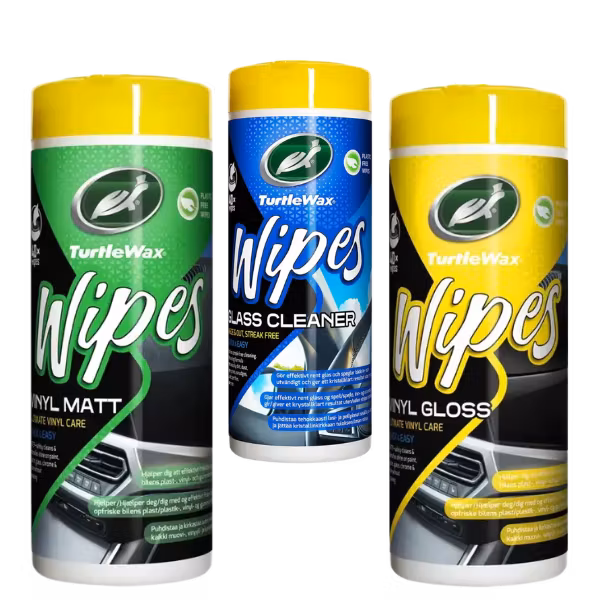Turtle Wax Wipes Gloss/matt/glass vaskekluter
