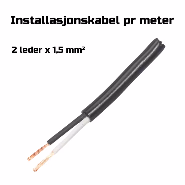Installasjonskabel - Flere typer - 2,3 og 7 leder