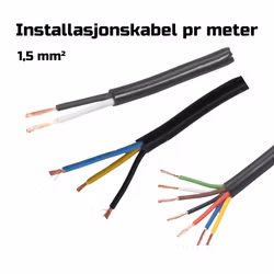 Installasjonskabel - Flere typer - 2,3 og 7 leder
