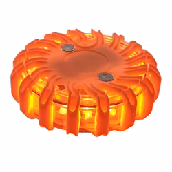 Varsellys Puck Orange med magnet