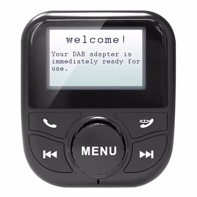 DAB+ adapter med BT, TLF og AUX/FM-sender