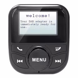 DAB+ adapter med BT, TLF og AUX/FM-sender