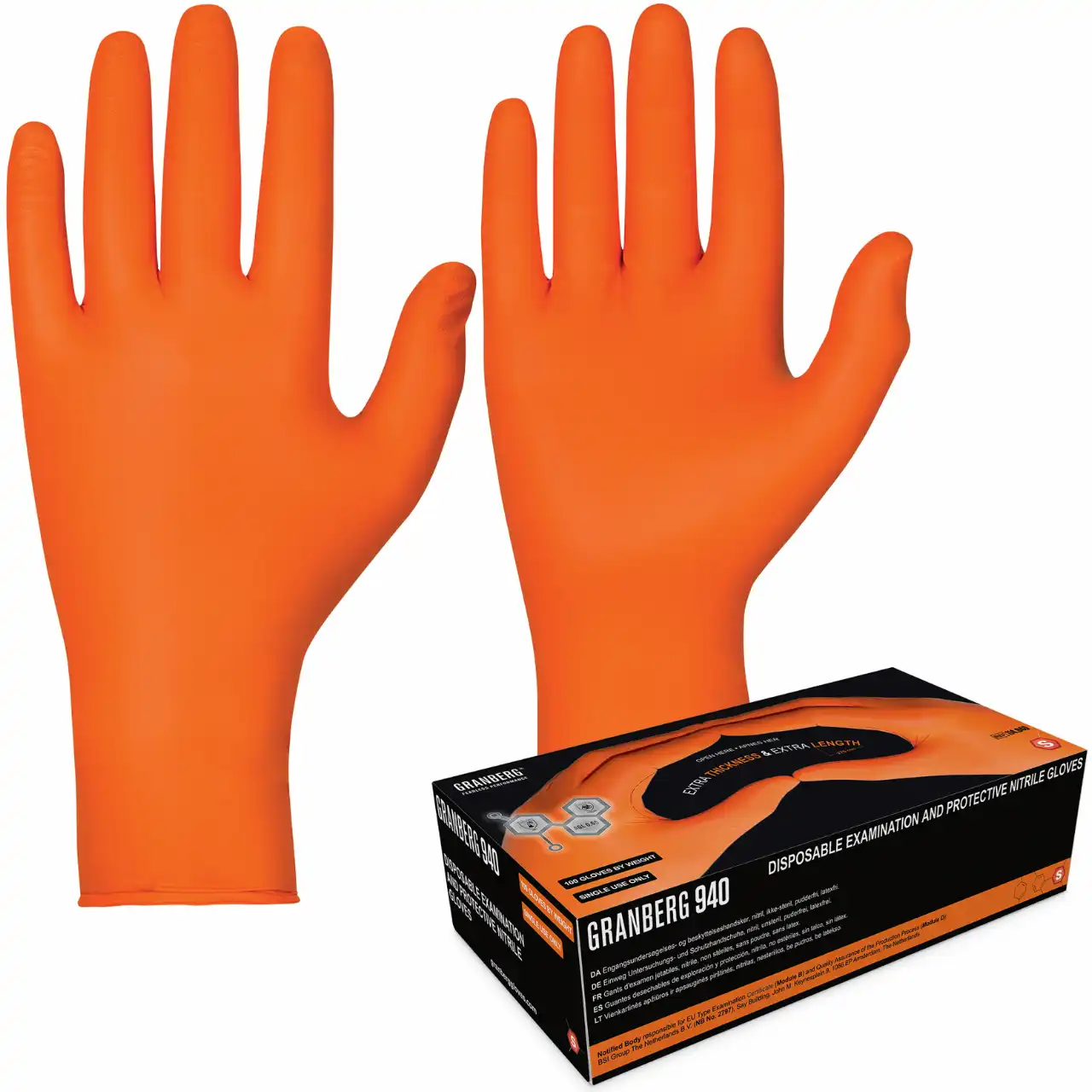 Engangshansker Nitril Chemstar 100stk/pk - 114.940