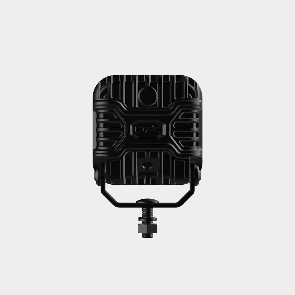 OZZ SQR 5" flood 90W arbeidslys med varsellys