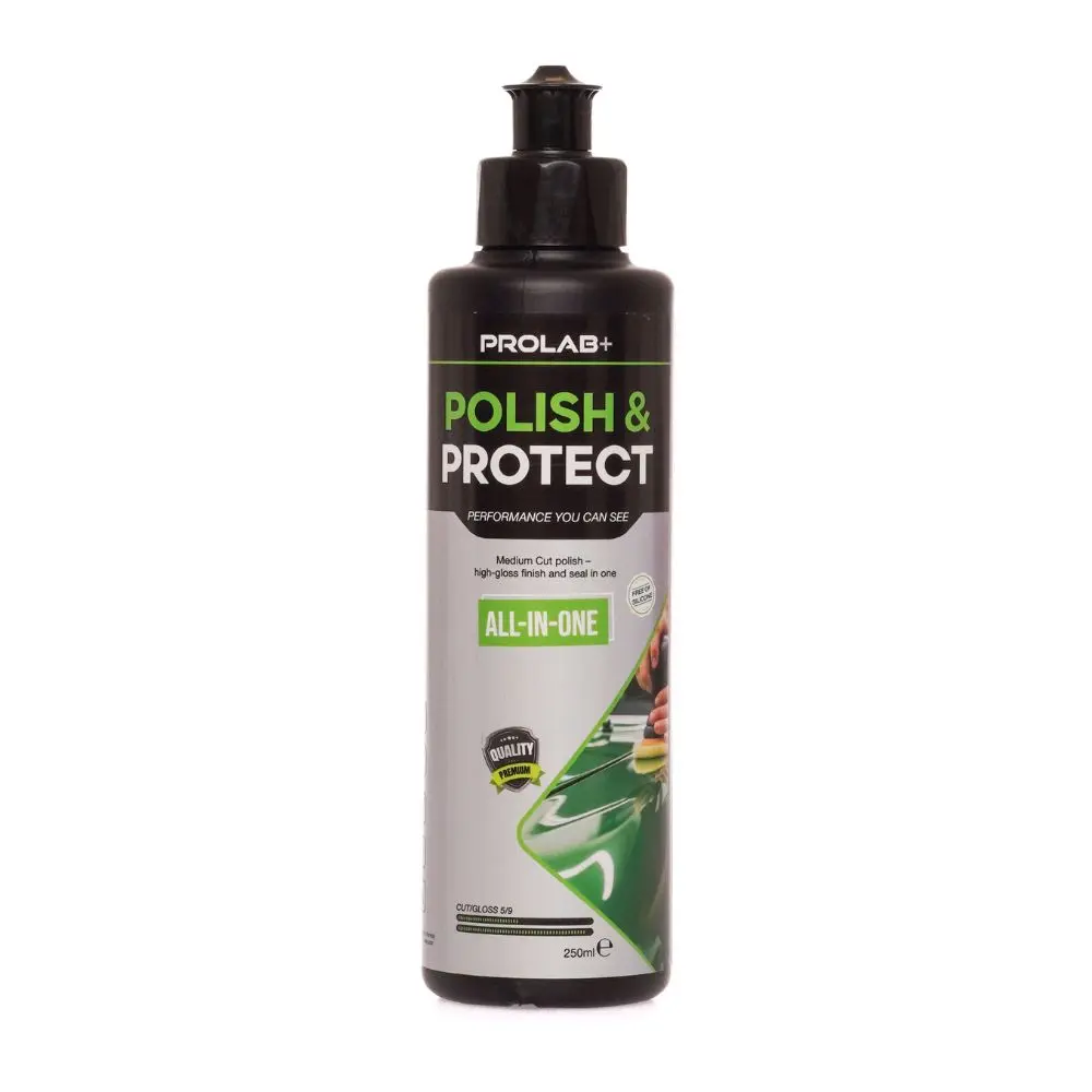 Prolab+ Polish & Protect one-step poleringsmiddel med voks 250ml