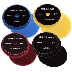 Prolab+ Poleringsputer 125mm - forskjellige typer