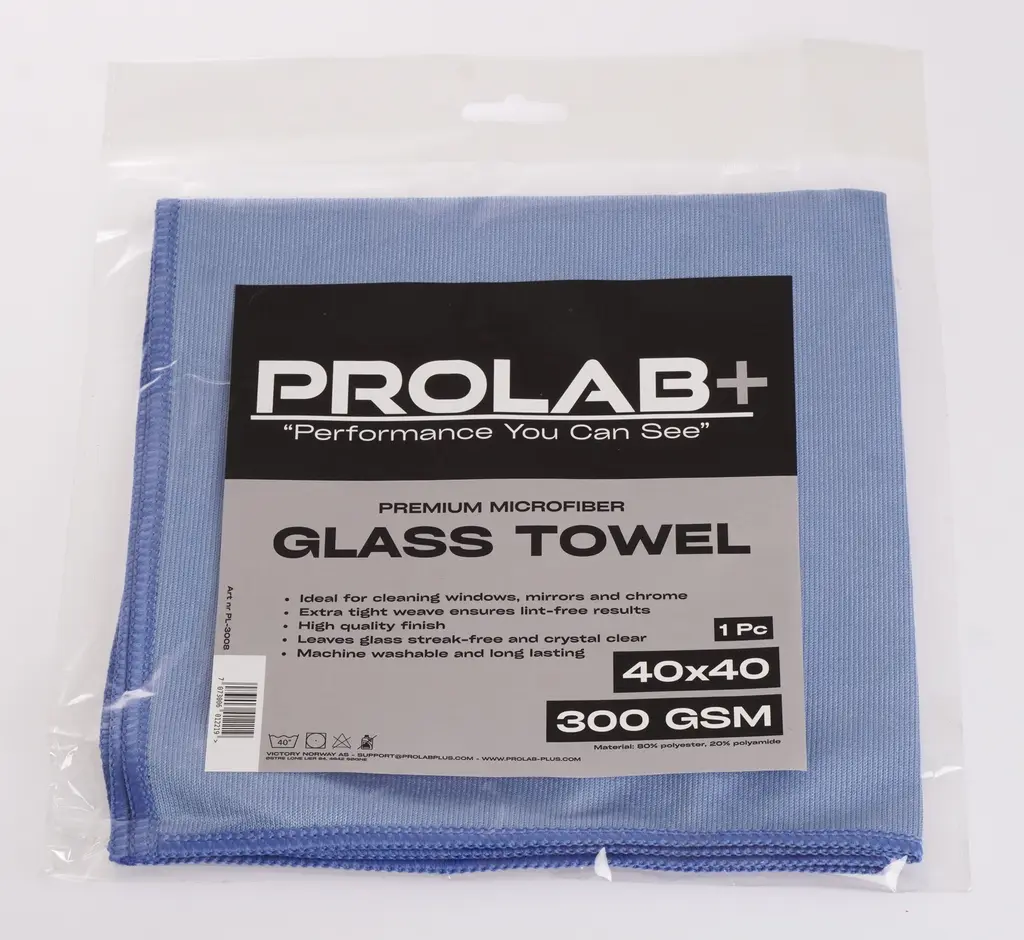 Prolab+ Microfiberklut for glass