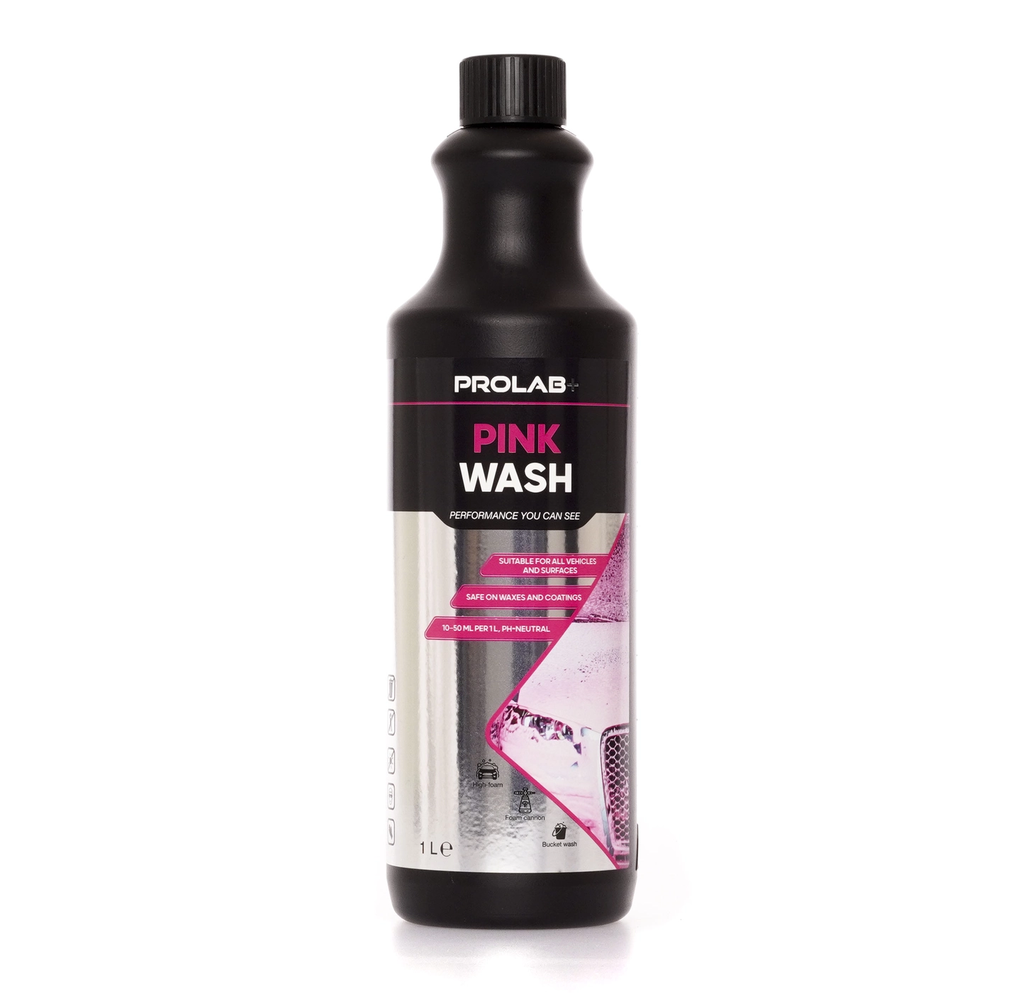 Prolab+ Pink Wash – pH-nøytralt skumkonsentrat for skumkanon 1L