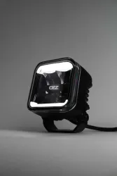 OZZ SQR 3" LED ekstralys med parklys – sort/hvitt hus