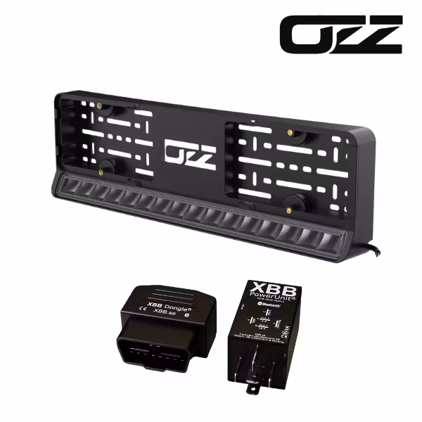 OZZ LP1 ekstralyspakke med XBB – LEDbar i skiltramme