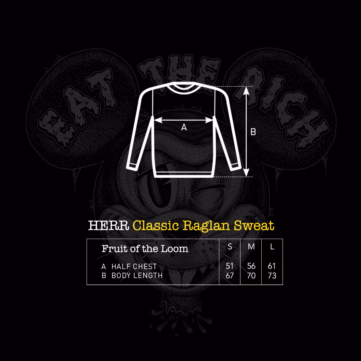 HERR – EAT THE RICH – SWEATSHIRT