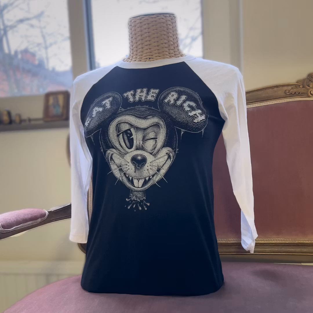 UNISEX – Eat the rich - BLK/WHT