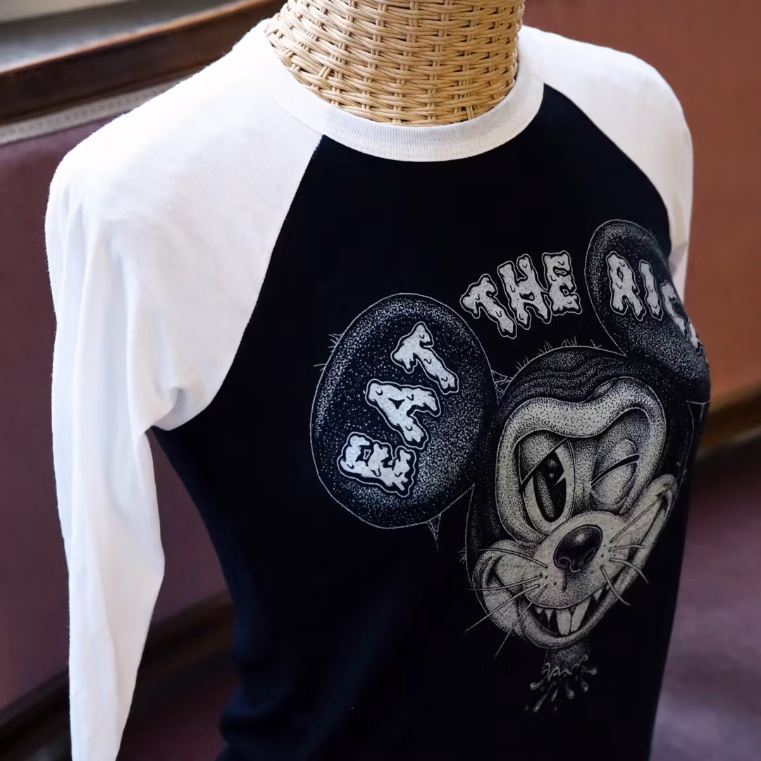 UNISEX – Eat the rich - BLK/WHT