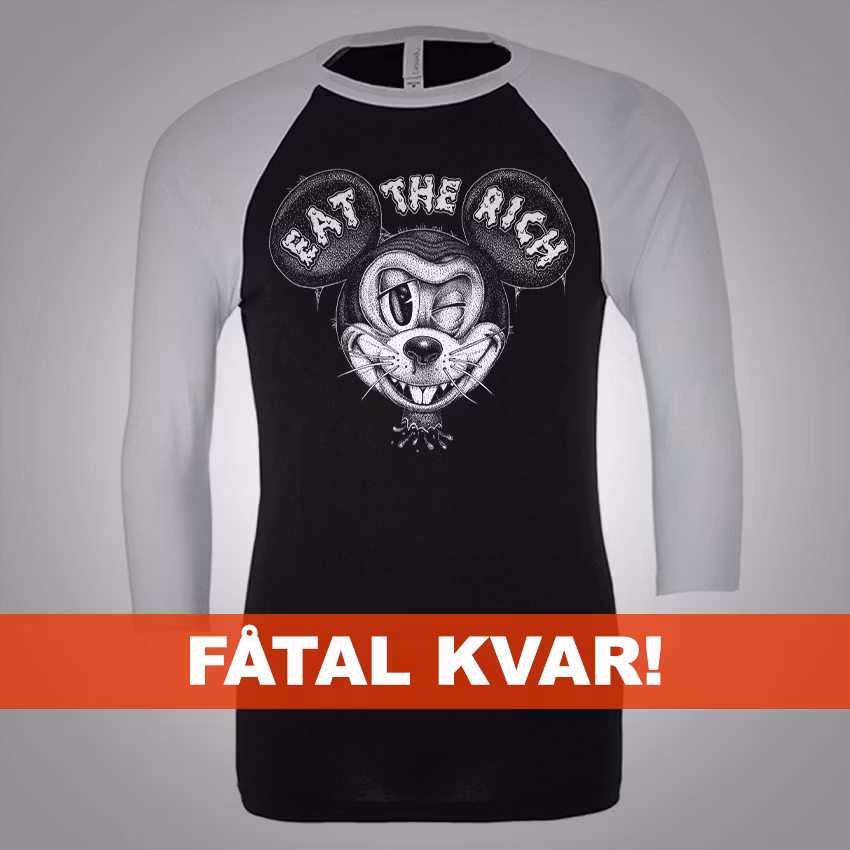 UNISEX – Eat the rich - BLK/WHT