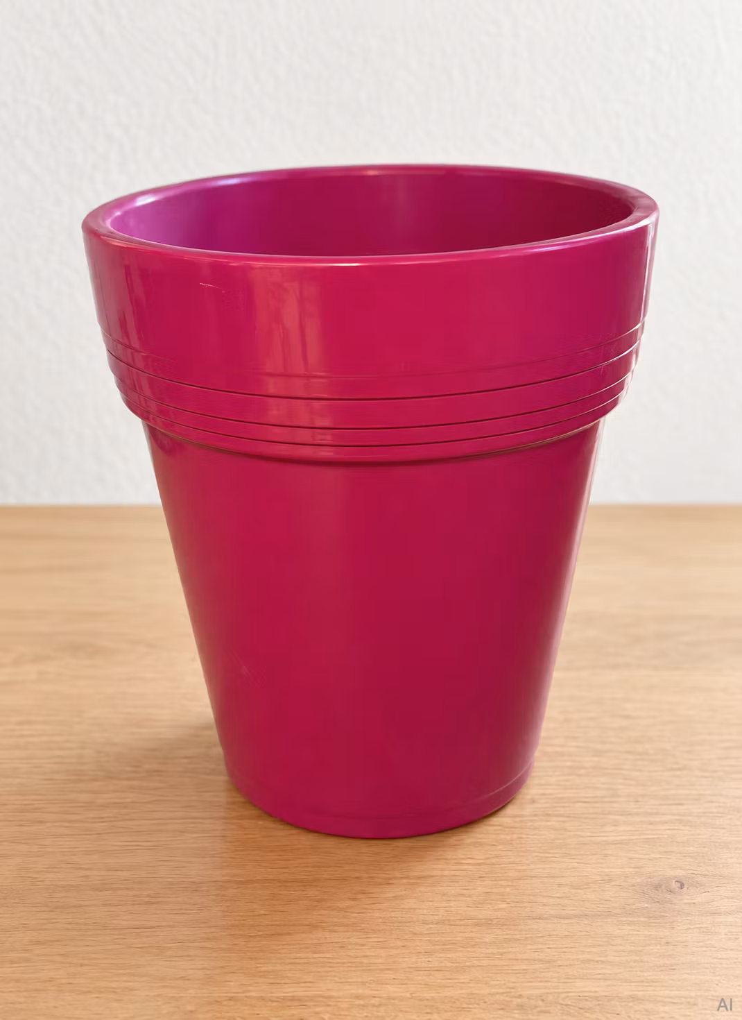 AI-genereret miljøbillede af den pink urtepotteskjuler