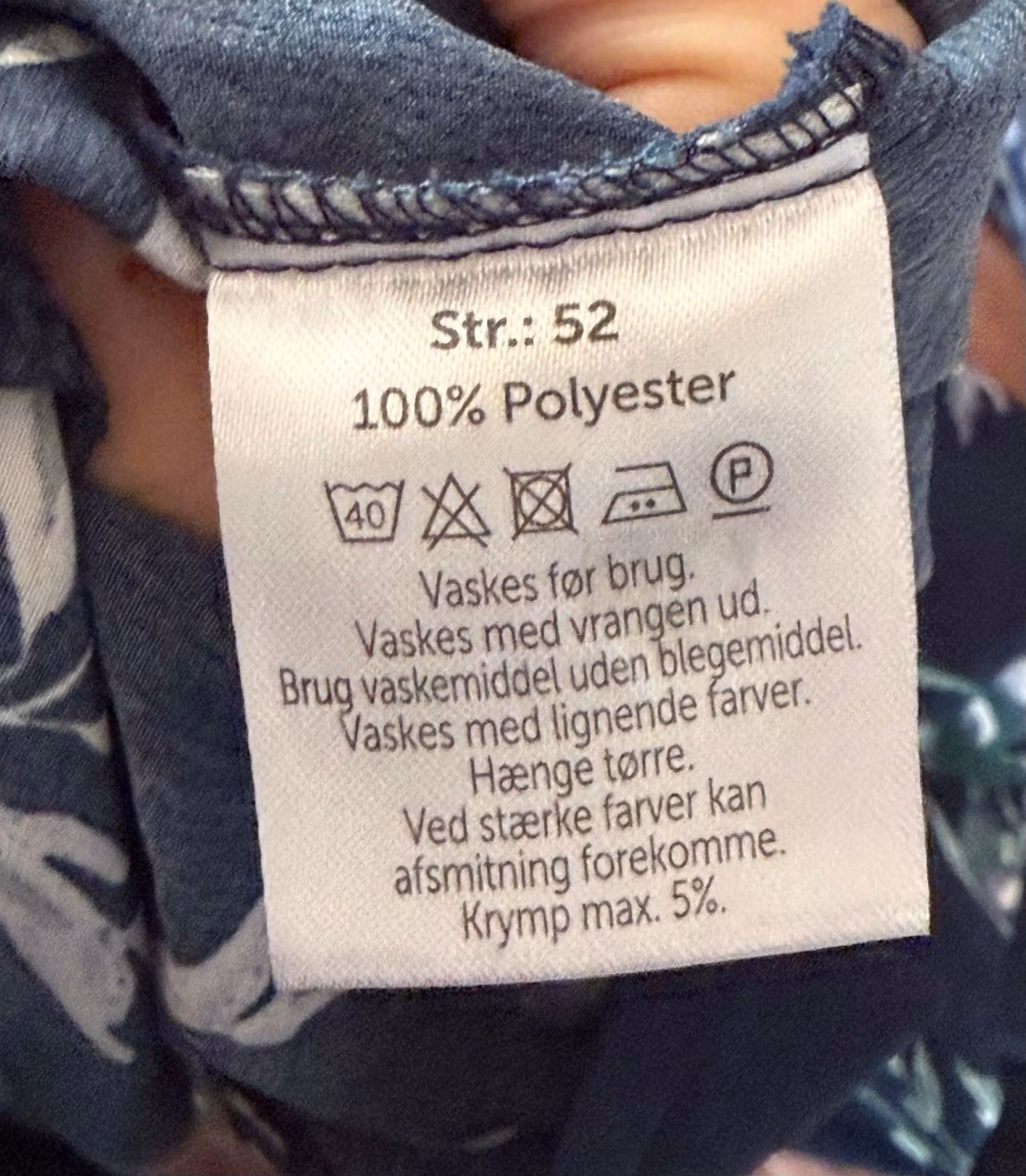 Jackie VRS blomsterbluse str. 52 – originalfoto 5