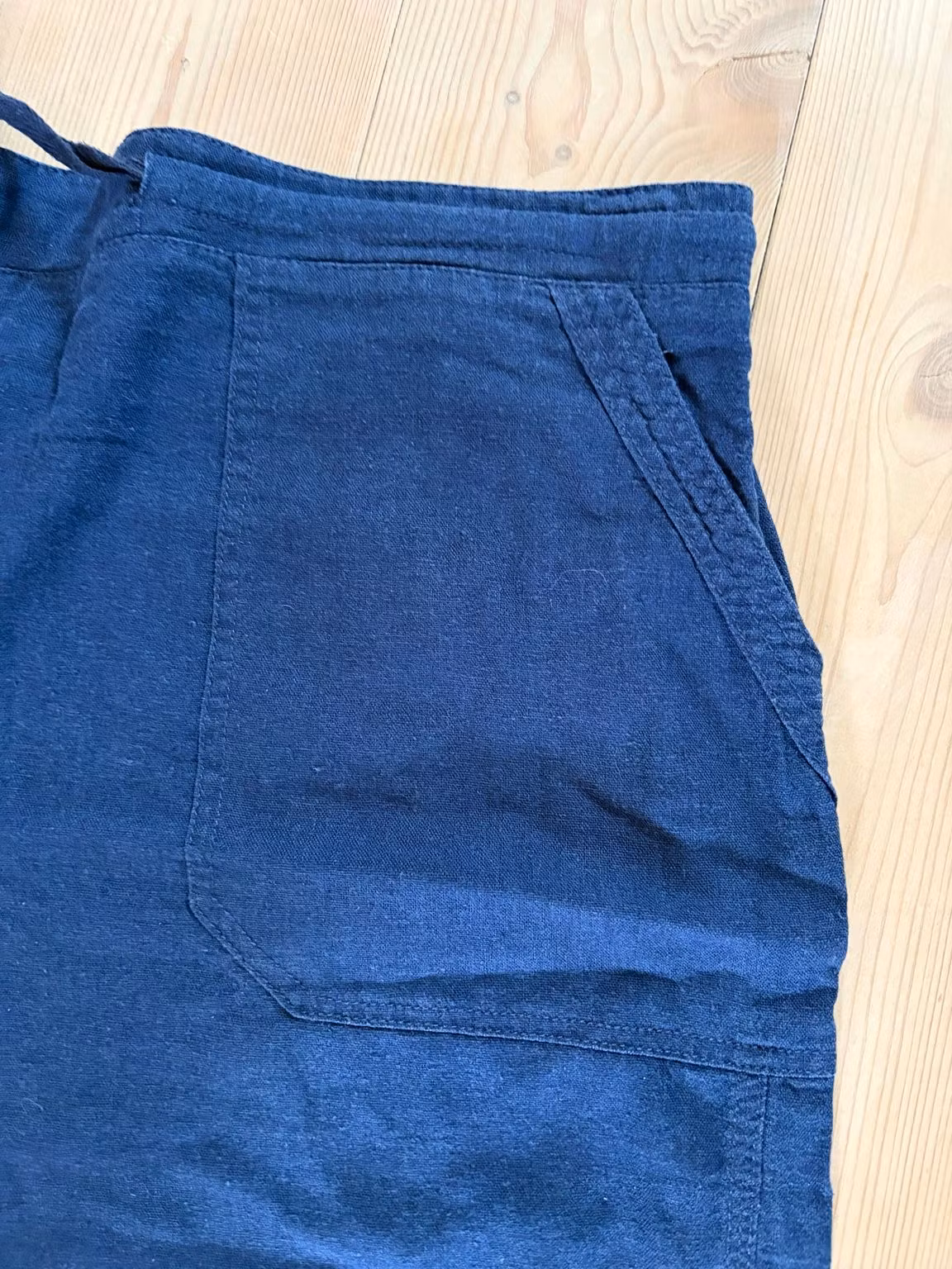 Coop blå capribukser str. 50 – originalfoto 3