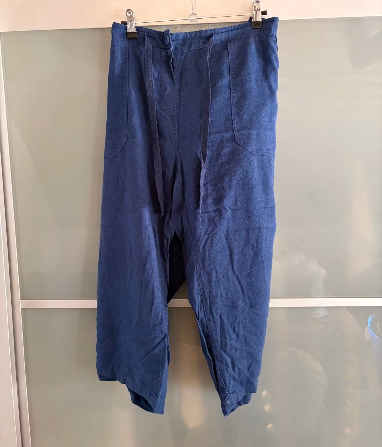 Coop blå capribukser str. 50 – originalfoto 1