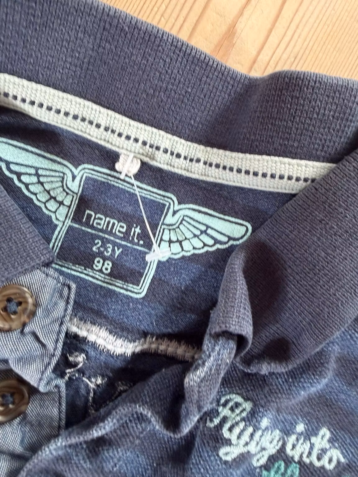 Mærkning NAME IT str. 98, 2–3 år