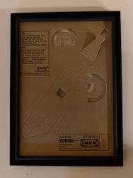 Billedramme i plast 13x18