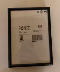 Billedramme i plast 13x18