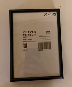 Billedramme i plast 13x18