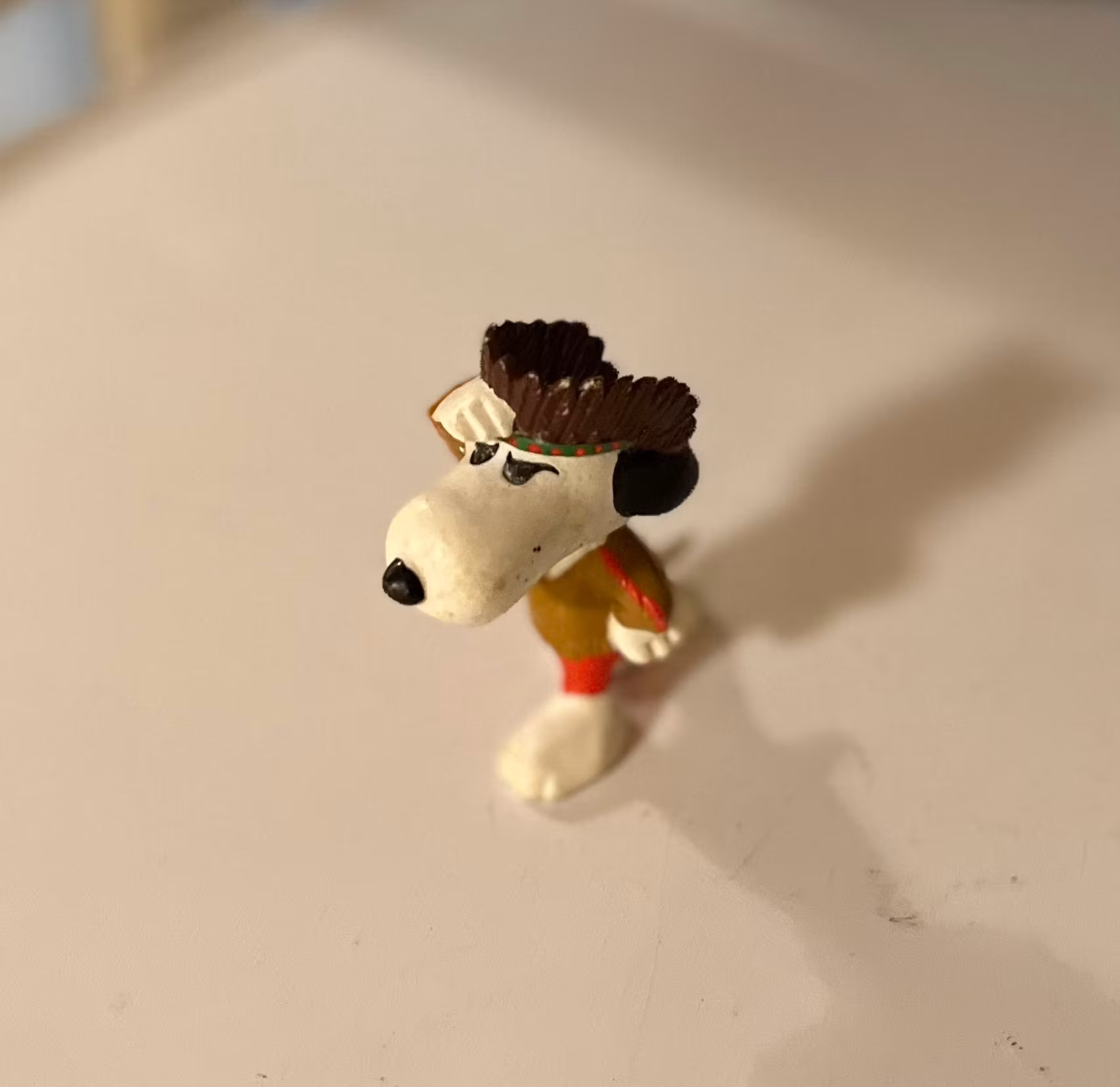 Snoopy indianer figur