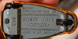 Corgi Toys - Patient Application 2110
