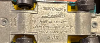 Matchbox Soopa Coopa no 37 1972
