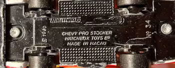 Matchbox Chevy Pro Stocker 1980