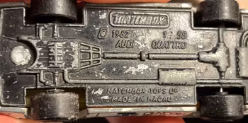 Matchbox 1982 Audi Quattro