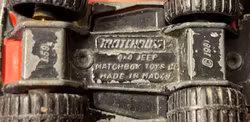 Matchbox 4x4 jeep 1981