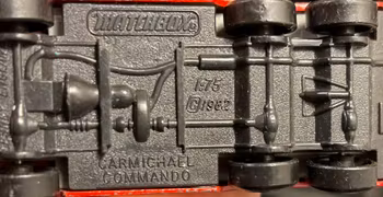 Matchbox 1982 Carmichael Commando