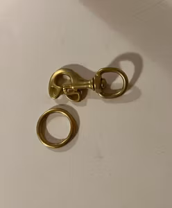 Karabinhage i messing